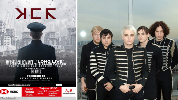 My Chemical Romance anuncia concierto en México