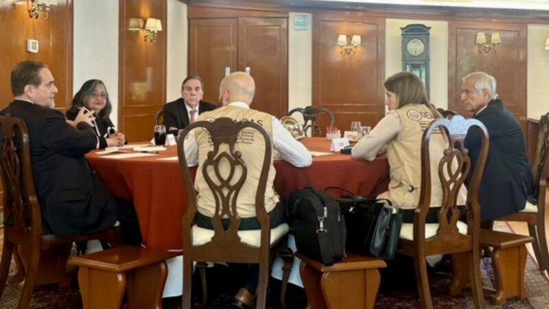 Reunión entre la OEA, Norma Piña y ministros