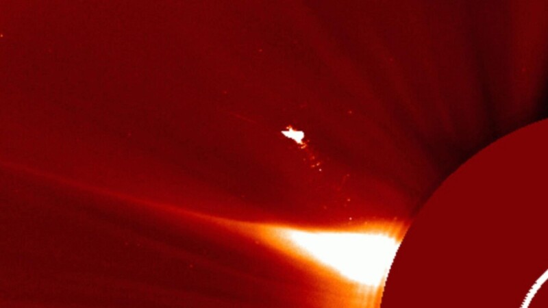 Ven cerca del Sol un “pájaro” de fuego más grande que la Tierra