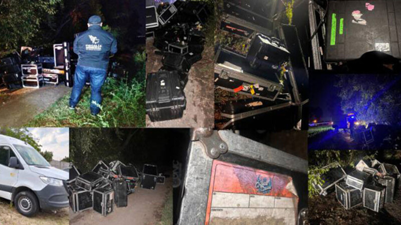 Recuperan en Puebla equipo robado a Los Ángeles Azules tras asalto en autopista