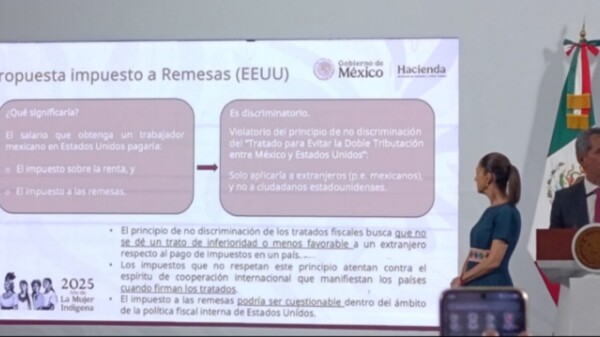 Es violatorio gravar remesas, presentan argumentos: CSP