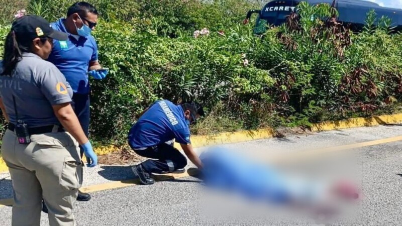 Hombre pierde la vida tras ser atropellado a la altura de un hotel en Akumal
