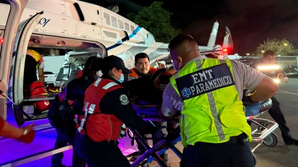 Helicóptero de la SSC Playa del Carmen realiza rescate aéreo luego de accidente en Puerto Morelos