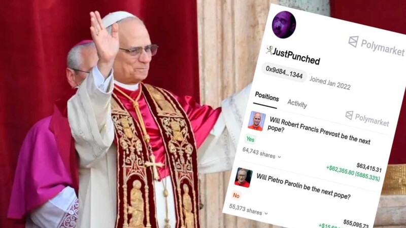 Apostadores ganan una fortuna al atinar en la quiniela del nuevo Papa