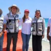 Atenea Gómez Ricalde inicia nueva obra en la carretera perimetral del Mar Caribe en Isla Mujeres