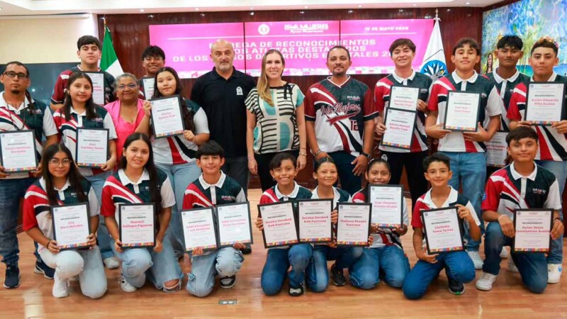 Atenea Gómez Ricalde reconoce a jóvenes isleños rumbo a los Juegos Nacionales CONADE 2025