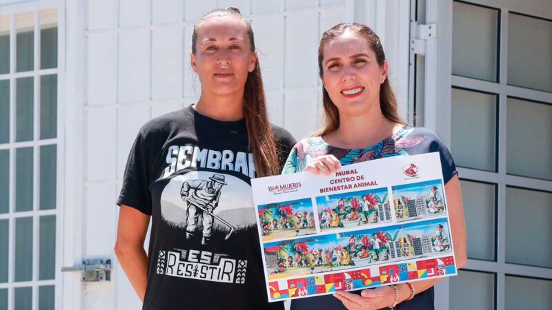 Atenea Gómez Ricalde anuncia mural ganador para el Centro de Bienestar Animal
