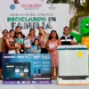 Atenea Gómez Ricalde premia a las familias ganadoras de la tercera edición del concurso “Reciclando en Familia 2025”