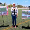 Atenea Gómez Ricalde anuncia rehabilitación integral de Complejo Deportivo de la Salina Grande