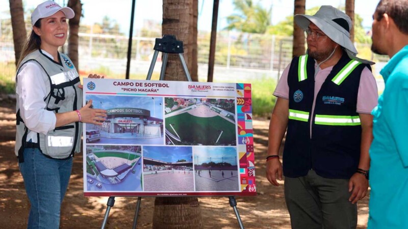 Atenea Gómez Ricalde mejorará el campo de béisbol infantil Ariel “Picho” Magaña