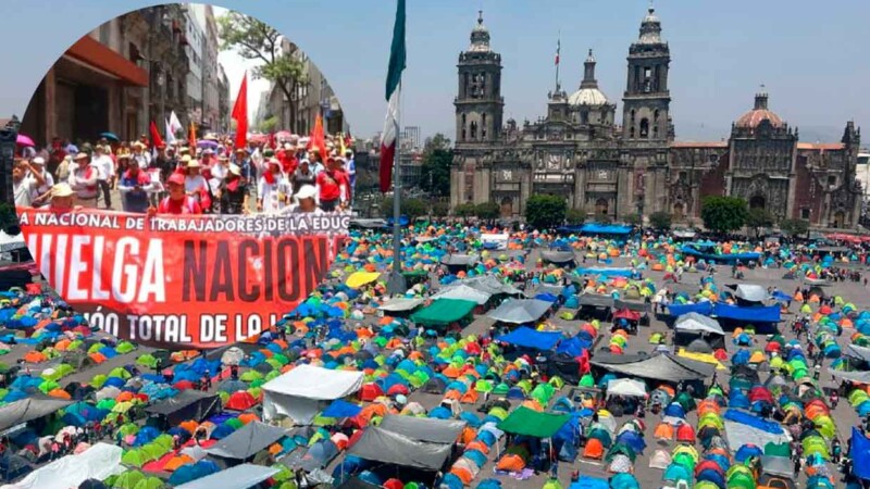 Acuerdan maestros de la CNTE concluir plantón en la CDMX