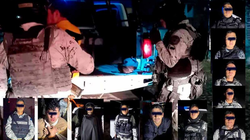 Sorprenden a grupo de la Guardia Nacional "huachicoleando" en Guanajuato