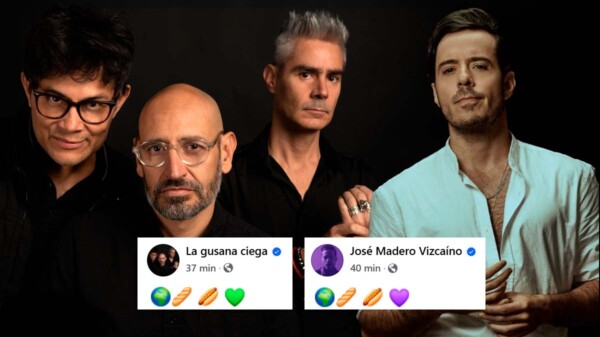 ¿Colaboración entre La Gusana Ciega y José Madero? Comparten emojis similares