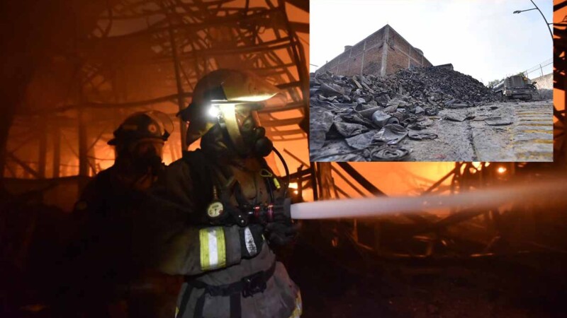 Incendio en zona industrial de Jalisco deja dos muertos y 18 heridos