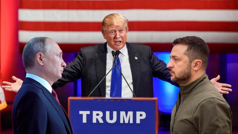 Anuncia Trump inicio de negociación de cese al fuego entre putin y Zelenski