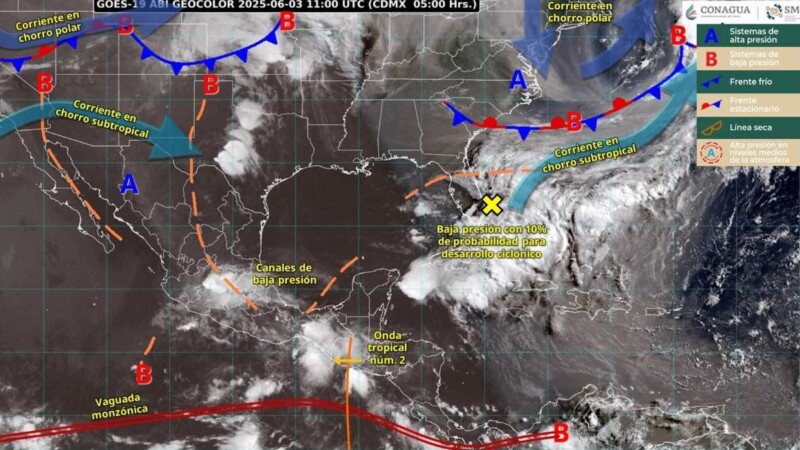 Pronóstico del clima en Quintana Roo para hoy martes 3 de junio 2025