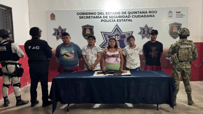 Detienen en Limones, Bacalar a presunta célula criminal