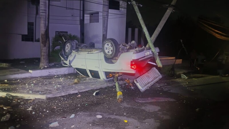 Terrible accidente deja a dos personas fallecidas en Chetumal