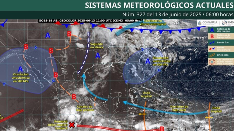 Pronóstico del clima en Quintana Roo para hoy viernes 13 de junio 2025
