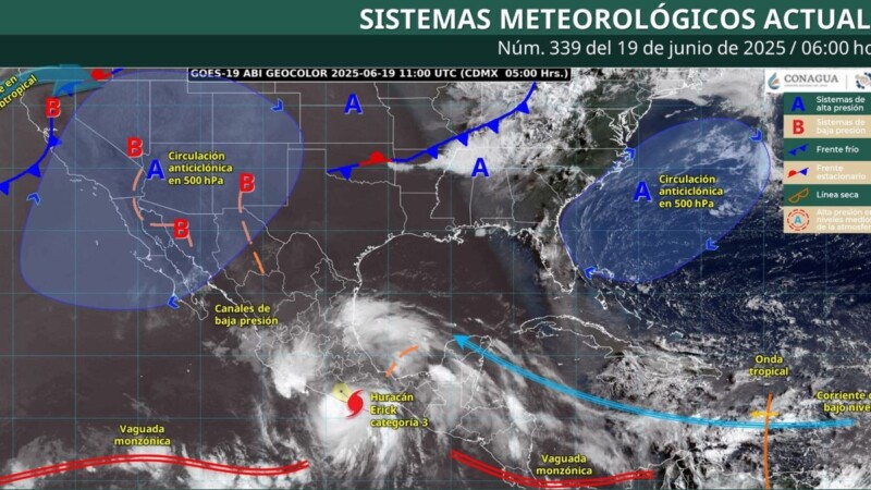 Pronóstico del clima en Quintana Roo para hoy jueves 19 de junio 2025