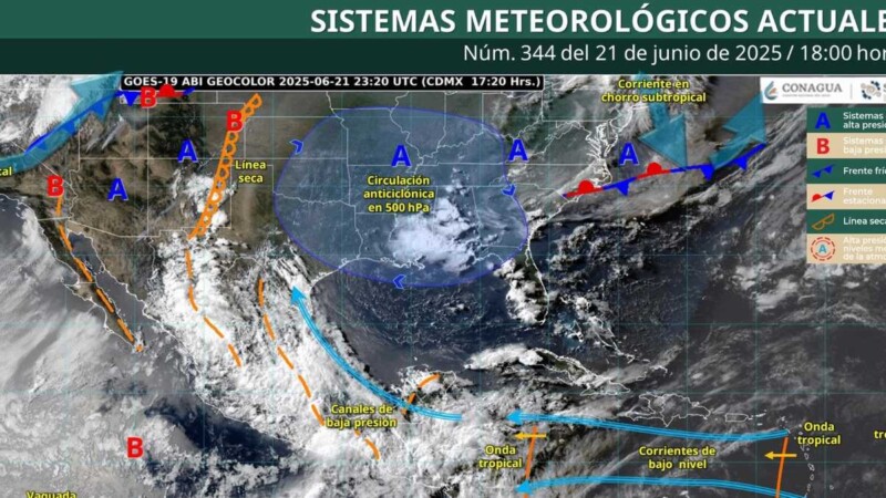 Pronóstico del clima en Quintana Roo para hoy domingo 22 de junio 2025