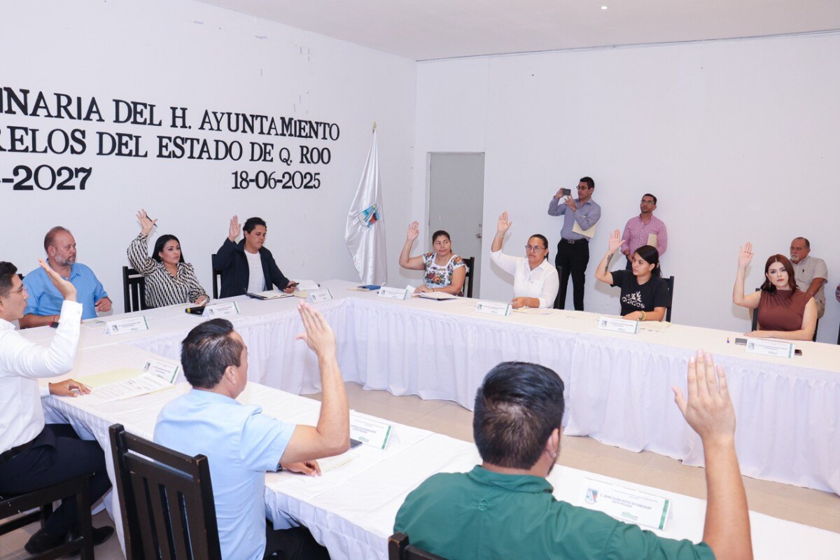 Aprueba Cabildo la integración del Comité Técnico del Fideicomiso de Saneamiento Ambiental en Puerto Morelos