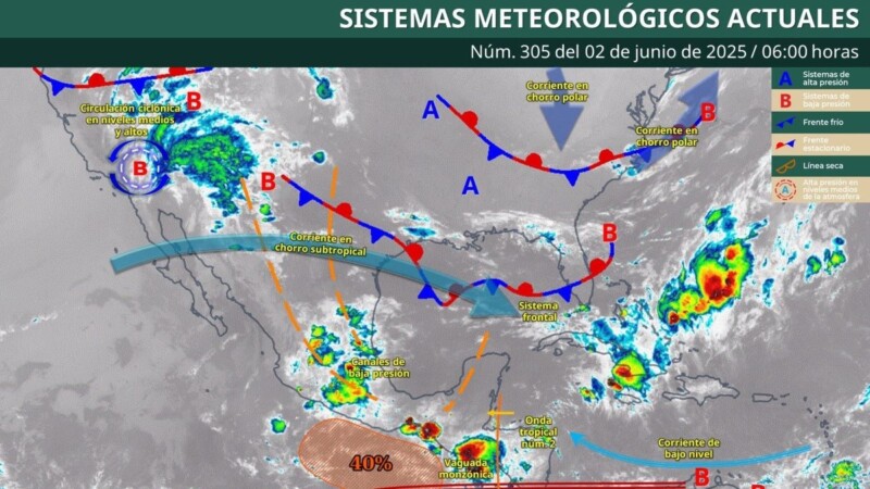 Pronóstico del clima en Quintana Roo para hoy lunes 2 de junio 2025