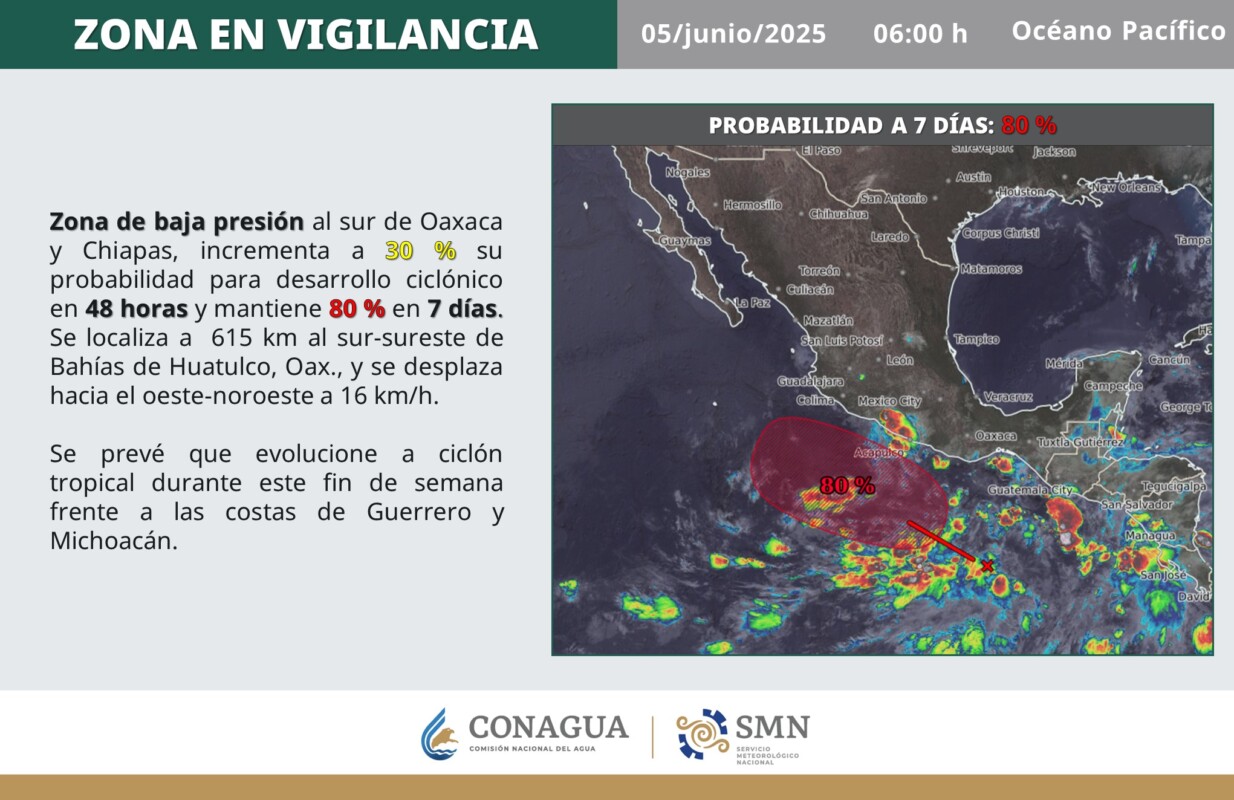 Cielo nublado durante el día, por la mañana, bancos de niebla y ambiente cálido en la Península de Yucatán.