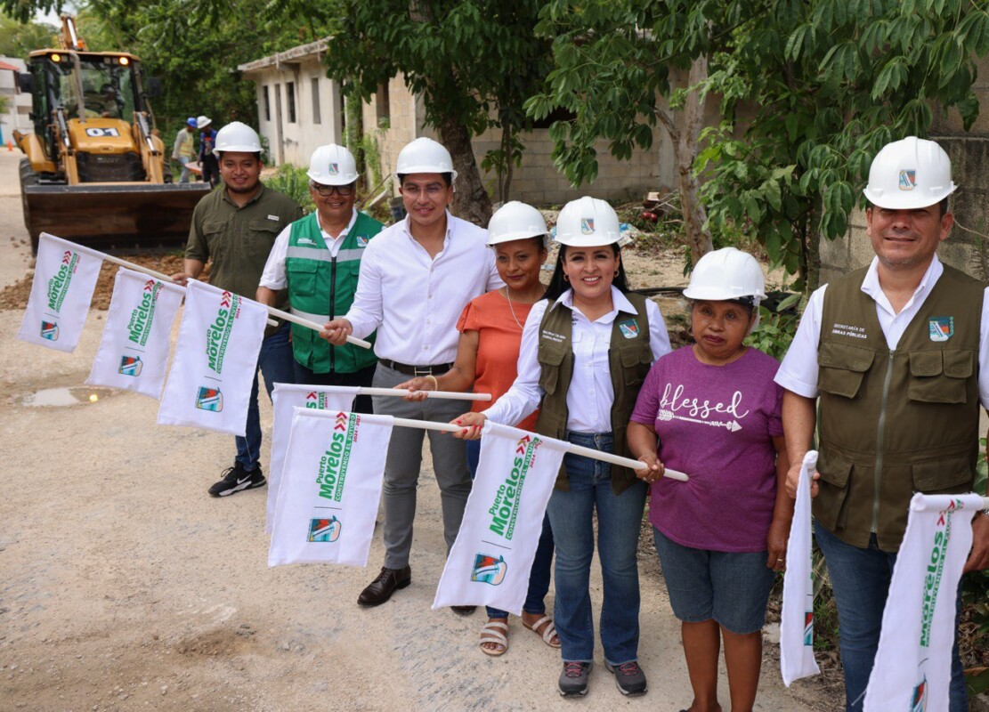 Da Blanca Merari banderazo al Programa de Obras 2025 en Leona Vicario