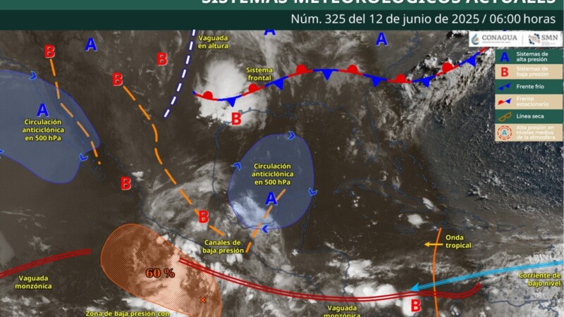 Pronóstico del clima en Quintana Roo para hoy jueves 12 de junio 2025