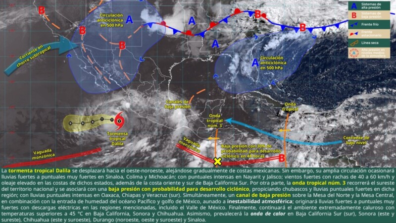 Pronóstico del clima en Quintana Roo para hoy domingo 15 de junio 2025