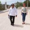 Atenea Gómez constata avances en obras en la colonia La Loma de Ciudad Mujeres