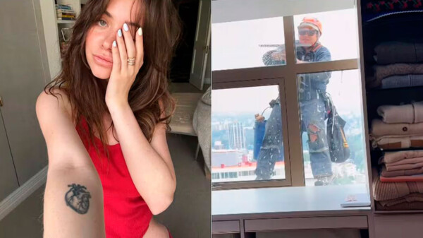 Minnie West protagoniza bochornoso momento al ser sorprendida desnuda en su departamento