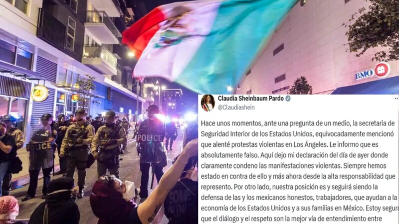 Sheinbaum desmiente acusaciones de Noem