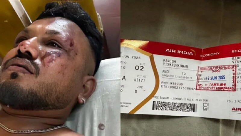 Sobrevive milagrosamente a la tragedia aérea en la India