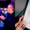 Tim Burton inmortaliza a Belinda con un dibujo durante su visita a México