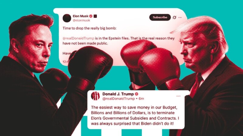 Advierte Trump a Musk que revisará contratos que le dio