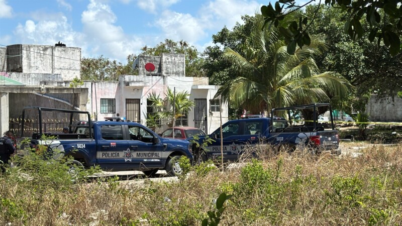 Ejecutan a una persona en una vivienda del fraccionamiento Azul Bonampak (VIDEO)
