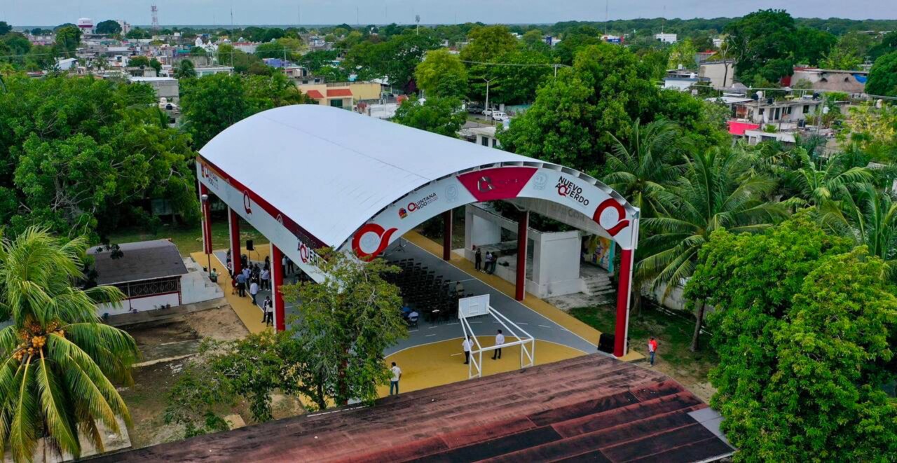 A partir de ahora, sus alumnas y alumnos, actuales y venideros, podrán realizar sus actividades protegidos de las inclemencias del clima.