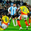 Argentina logra empate con Colombia en Copa del Mundo pese a desventaja numérica