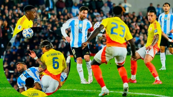 Argentina logra empate con Colombia en Copa del Mundo pese a desventaja numérica