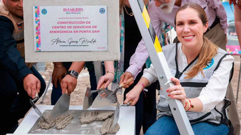 Gobierno Municipal inicia la construcción del nuevo Centro de Servicios de Emergencia de Costa Mujeres