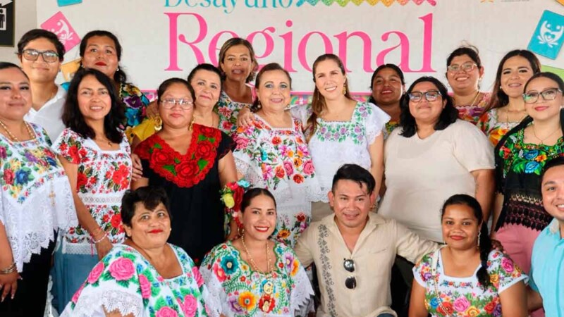 Atenea Gómez Ricalde encabeza tradicional Desayuno Regional con causa a beneficio de las personas adultas mayores de Isla Mujeres