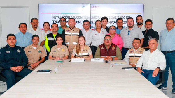 Instalan Comité Municipal Especializado en Fenómenos Hidrometereológicos en Isla Mujeres