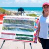 Atenea Gómez Ricalde supervisa avance de obra en la vialidad alterna de la Carretera Perimetral del Mar Caribe