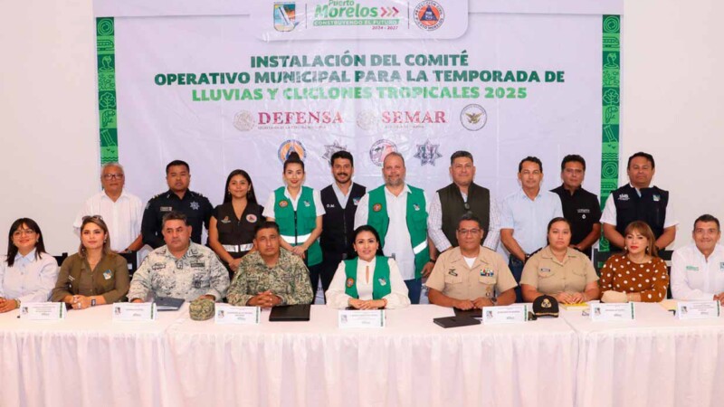 Instala Blanca Merari comité operativo especializado en fenómenos hidrometeorológicos