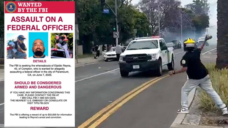 Inicia FBI cacería de mexicano que agredió a autoridades en California