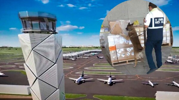 Operativo coordinado deja millonario decomiso de metanfetamina en el AIFA 