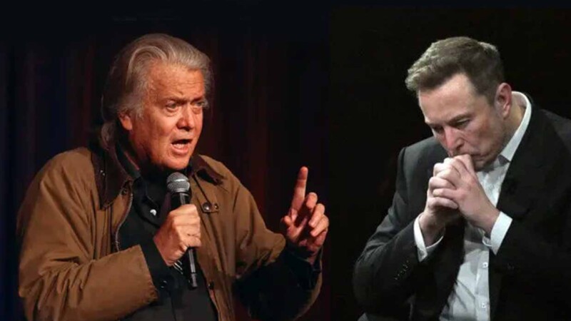 Steve Bannon propone deportación inmediata de Elon Musk