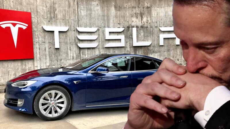 Se desploma valor de Tesla en la bolsa un 14 por ciento